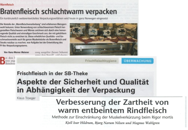 Fachartikel zu Pi-Vac und Warmfleisch